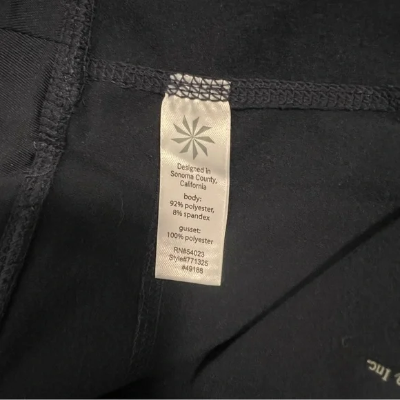 Athleta Navy Track Pants - Picture 6 of 6